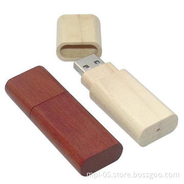 Wooden USB flash drive, full capacity, with fast delivery